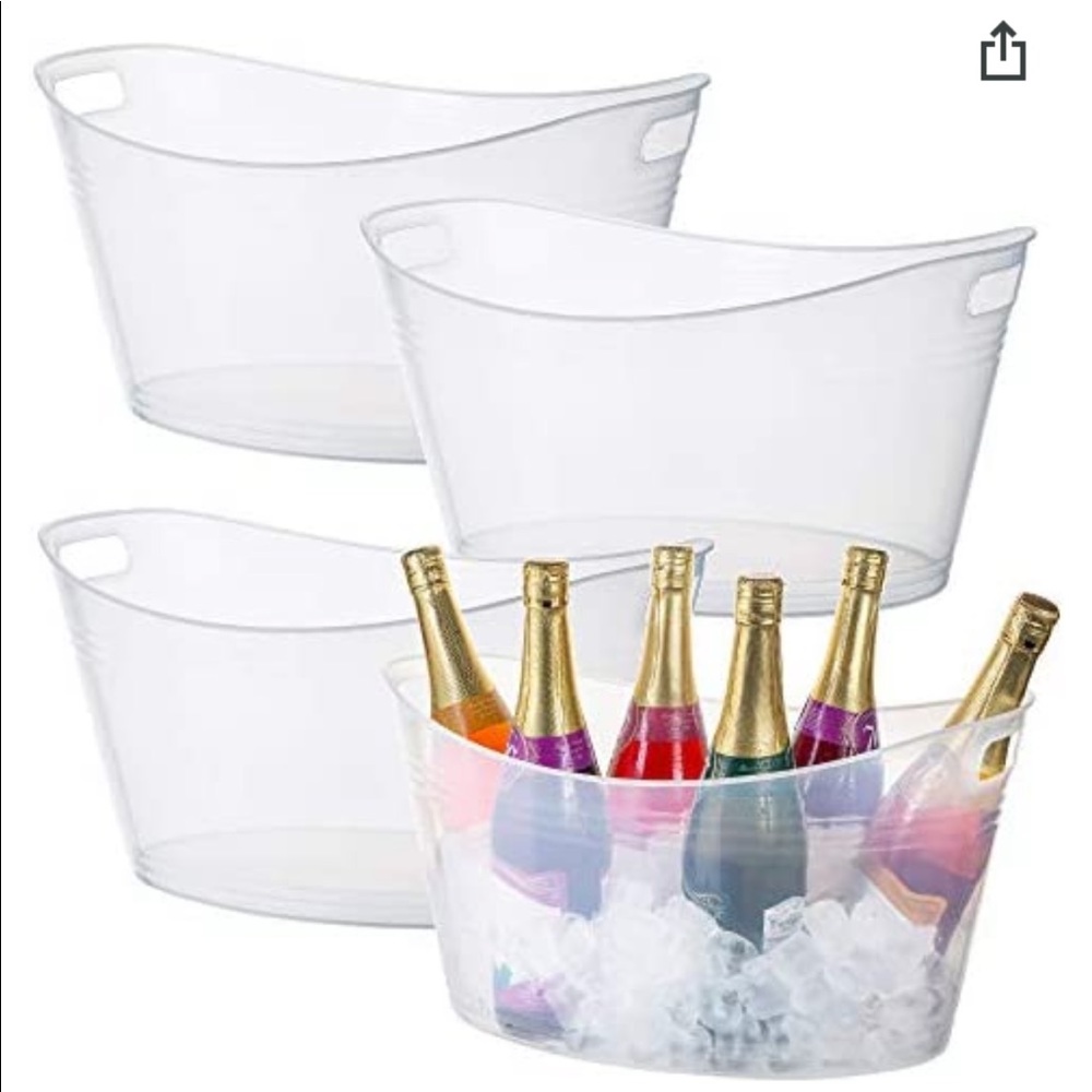 Plastic coolers for party